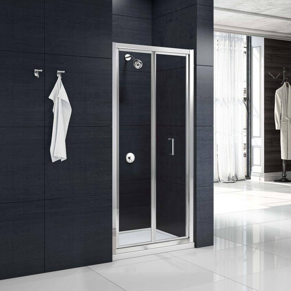 Lifestyle image of Merlyn Mbox 900mm Loft Height Bifold Shower Door